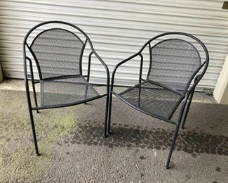 S055 Metal Patio Chairs
