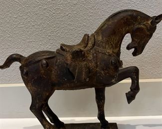 S073Cast Iron Chinese Horse