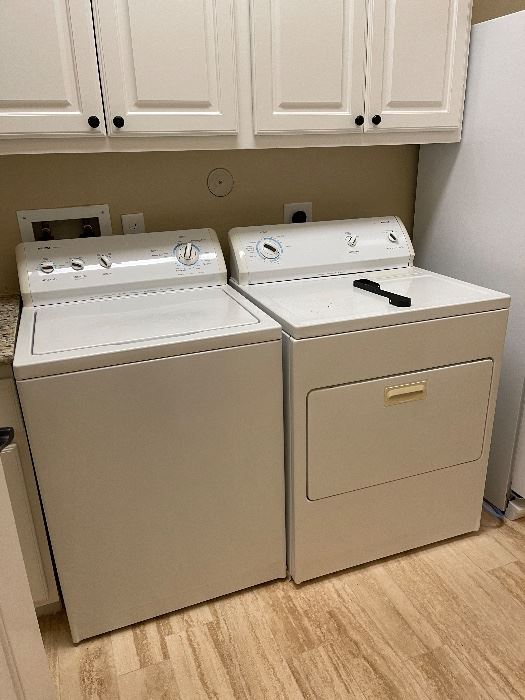 Washer and dryer