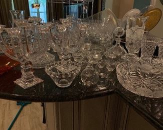 Crystal glass ware