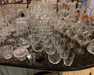 Crystal glassware