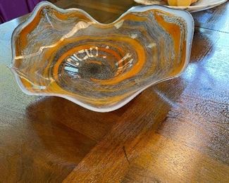 Free Form blown console bowl