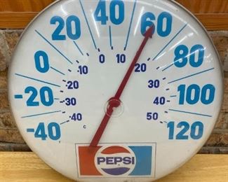 Pepsi Advertising Thermometer
