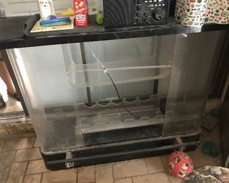 Lucite Bar.  Vintage.  If interested in seeing this item, please ask as it’s in a separate room not yet totally during this sale. 