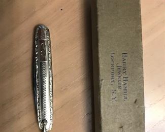 Vintage Sterling Silver Pocket Knife