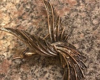 Marked ART Bird Broach 