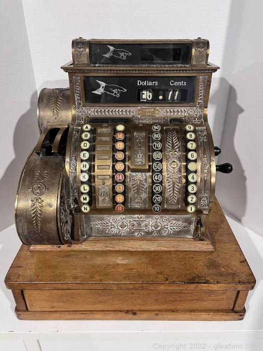 Gorgeous Antique national Cash Register