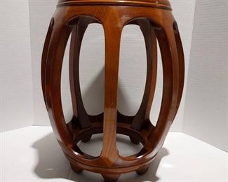 Gorgeous Rosewood Drum Table Stool
