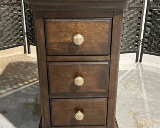 Haverty Furniture 3 Drawer End Table