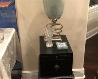 Acrylic Vase
Small Table w/drawer and writing table. 