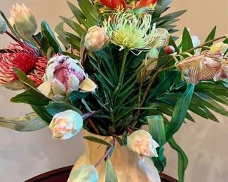 Hawaiian floral arrangement.