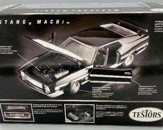 Lot 8818. $50.00. Testors Mustang Mach I Ultra Detail Platinum Series Kit 1:24 scale