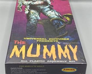 Lot 8822. $75.00 Aurora The Mummy All Plastic Assembly Kit 427-98. New and Sealed