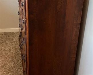 Lot 8779  $895.00 Bob Timberlake Large Gentleman's 12 Drawer Chest with 2 Cubbies.  Beautiful Wood in absolutely perfect condition.  53.5" T x 51.5" W x 20" D This piece is in storage at their mover's warehouse.  We will arrange pick-up at the facility.   