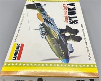Lot 8846 $16.00 Lindberg Junkers Ju87 Stuka 1:48 Scale WWII German Dive Bomber, New and Sealed.