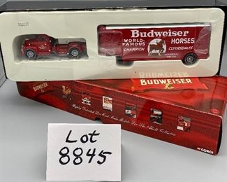 Lot 8845  $50.00 Corgi Anheuser-Busch Budweiser 1:50 Scale Collector's Edition Detailed Die-cast Model Budweiser Clydesdales Diamond T 620.