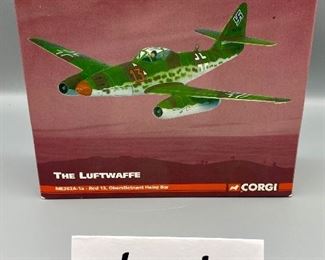 Lot 8844  $40.00 Corgi The Aviation Archive The Luftwaffe Messerschmidt ME262A-1a Red 13, 1:72 Scale  2005 Corgi Classics