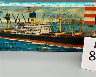 Lot 8843  $45.00 Vintage  Revell 1955 "Hawaiian Pilot". C-3 Freighter, Unopened all pieces still in Plastic.