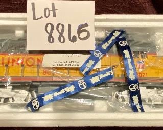 Lot 8866  $240.00  Lionel O-Gauge 6-18273 Union Pacific SD-40 Diesel Engine.  Includes: Command Equipped, Towercom, Rail Sounds, Crew Talk and Ditch Lights.  Original Box, Tested