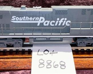 Lot 8668. $250.00 Lionel O-Gauge 6-18228 Southern Pacific Dash-9 Diesel Locomotive.  Includes: Command Equipped, Rails Sounds, Dash 9 Digital Sound, Directional Lighting. Original Box, Tested