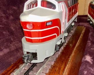 Lot 8872   $250.00  Williams O-Gauge 6000 Engine and 6001 Dummy Baldwin Locomotive Works by Bachmann