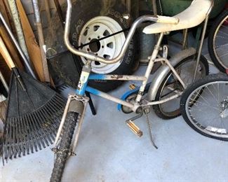 Vintage banana seat bike