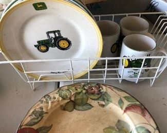 John Deere dishes