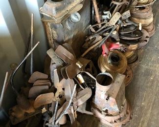 Some of the hundreds of Jeep parts