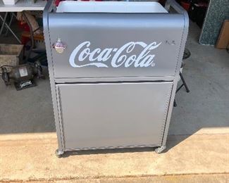 Coca Cola store special event stand with ice chest