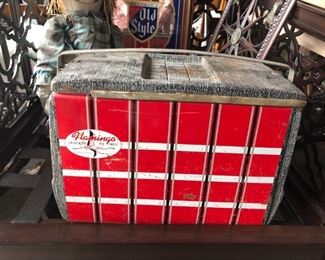 Vintage Flamingo Cooler