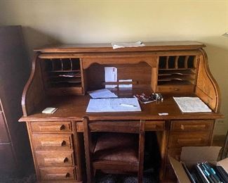 Vintage roll-top desk