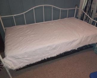Day bed with mattress and trundle  $30