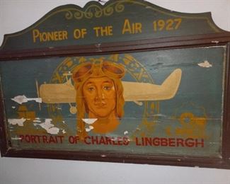 Wooden Pioneer of the Air 1927 sign  $30