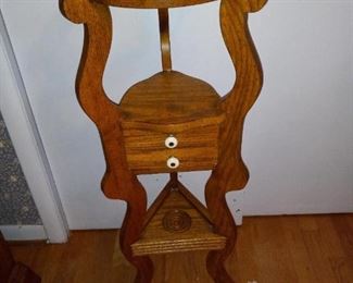 Oak Plant/Pitcher Bowl Stand  $45