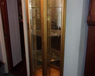 Gold lighted curio  $50