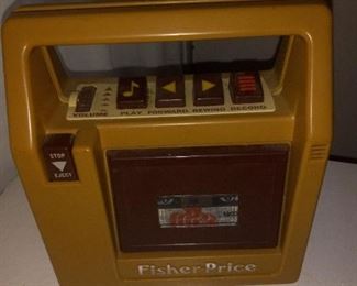 Fischer Price cassette recorder player $5