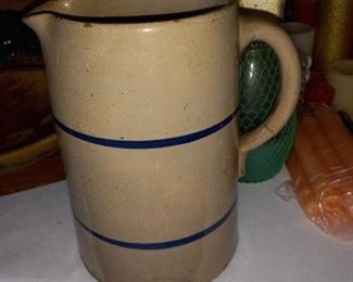 Pottery pitcher $15