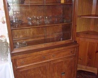 Mid Century Modern china cabinet  $100