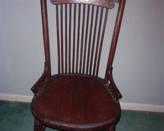 Wooden chair  $40