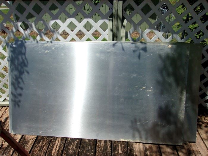 10 - 3.5 ft x 5 ft sheets of stainless steel