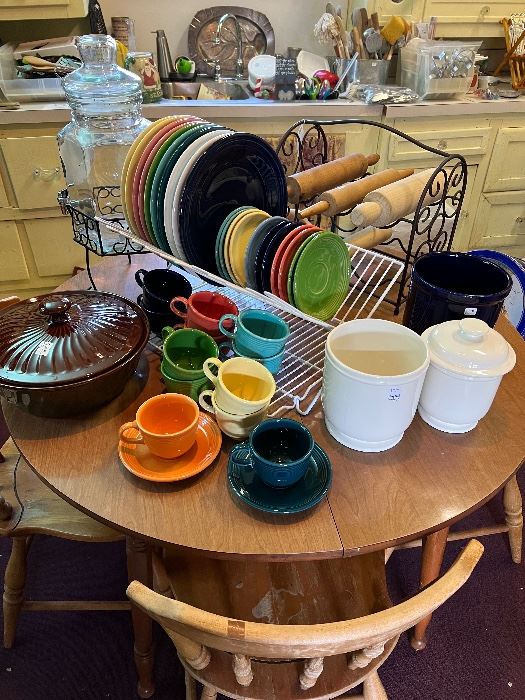 Fiesta dishes, Paula Dean & Poppytrail