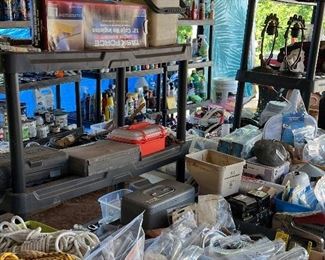 Tools, paint & cleaning supplies