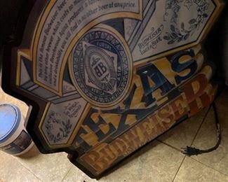 Great Budweiser light up sign