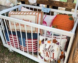 Vintage baby playpen 
