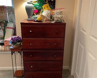 Wood Chest of Drawers