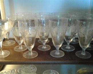 VINTAGE CRYSTAL STEMWARE