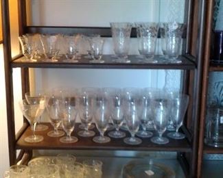 VINTAGE CRYSTAL STEMWARE