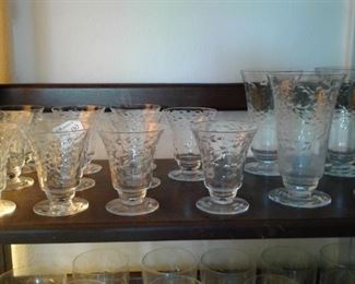 VINTAGE CRYSTAL STEMWARE