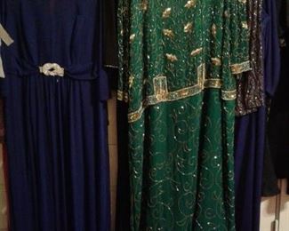 LADIES LONG FANCY DRESSES