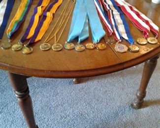 GALVESTON MARDI GRAS ENAMEL MEDALLIONS